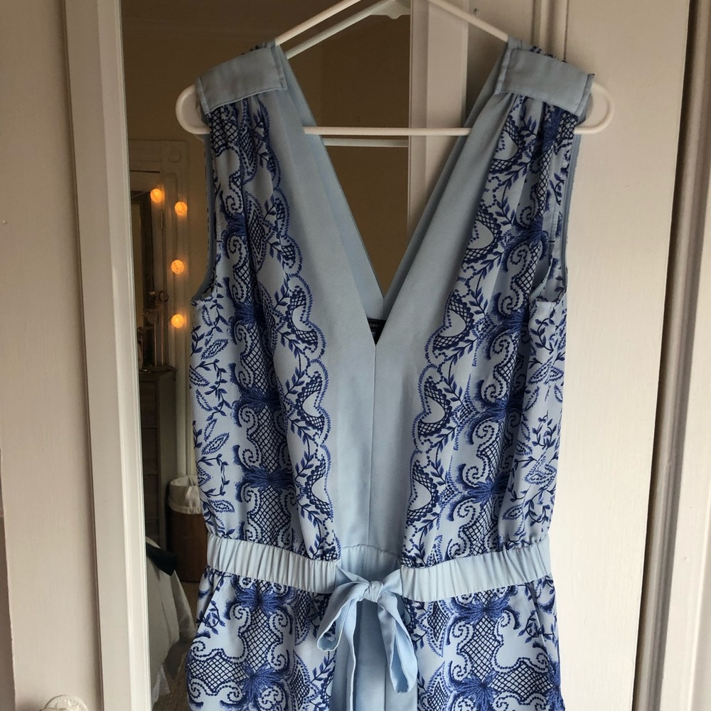 BCBG light blue romper